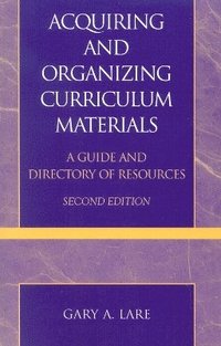 bokomslag Acquiring and Organizing Curriculum Materials