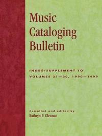 bokomslag Music Cataloging Bulletin