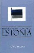 bokomslag Historical Dictionary of Estonia