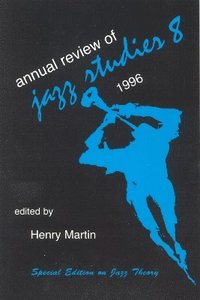 bokomslag Annual Review of Jazz Studies 8: 1996