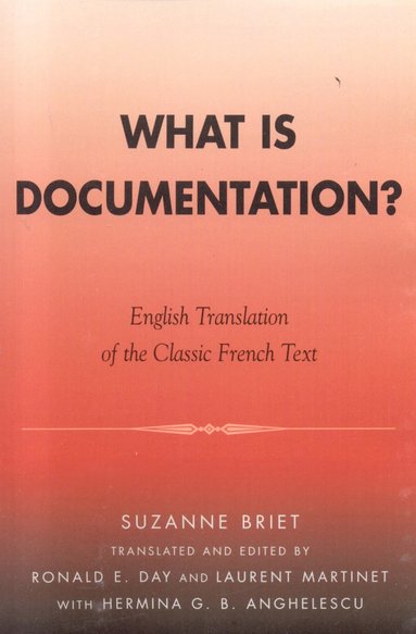 bokomslag What is Documentation?