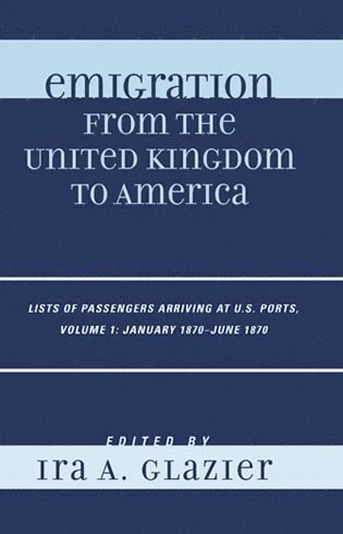 bokomslag Emigration from the United Kingdom to America