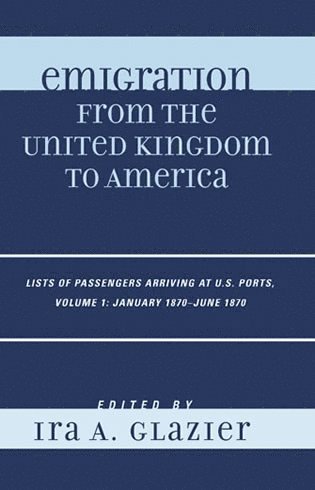 bokomslag Emigration from the United Kingdom to America