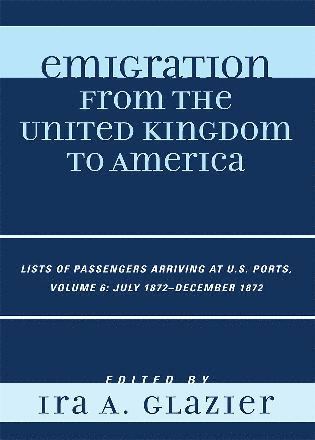 bokomslag Emigration from the United Kingdom to America