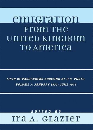 bokomslag Emigration from the United Kingdom to America