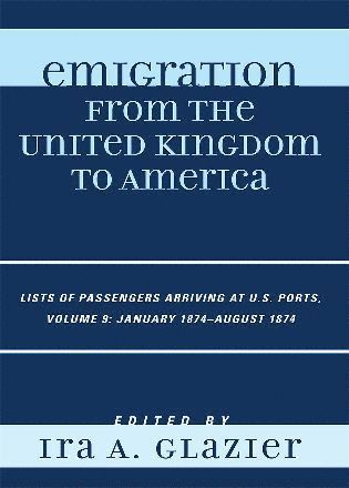 bokomslag Emigration from the United Kingdom to America