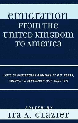 bokomslag Emigration from the United Kingdom to America