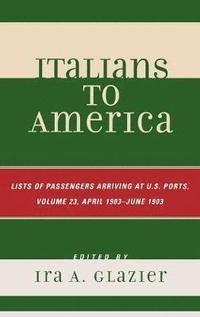 bokomslag Italians to America