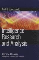 bokomslag An Introduction to Intelligence Research and Analysis