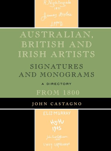 John Castagno - Australian, British and Irish Artists, Inbunden