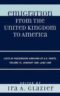 bokomslag Emigration from the United Kingdom to America
