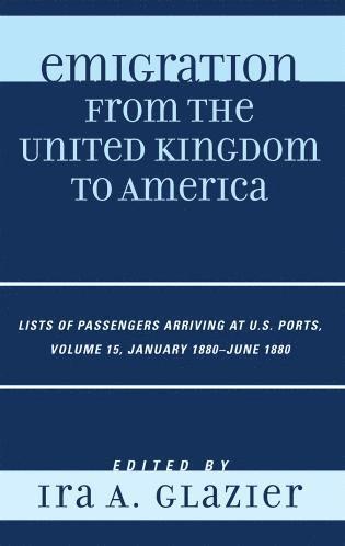 bokomslag Emigration from the United Kingdom to America