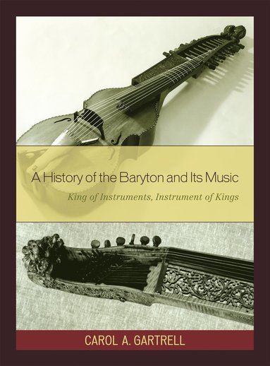 bokomslag History of the Baryton and Its Music