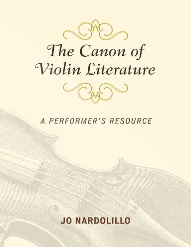 Jo Nardolillo - Canon of Violin Literature, Inbunden