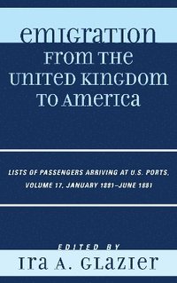 bokomslag Emigration from the United Kingdom to America