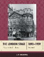 bokomslag The London Stage 1890-1959