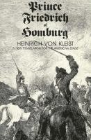 Heinrich von Kleist - Prince Friedrich of Homburg, Häftad