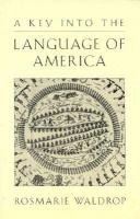 A Key Into the Language of America 1