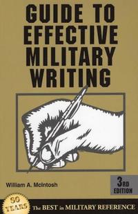 bokomslag Guide to Effective Military Writing