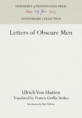 Letters of Obscure Men 1