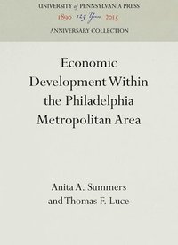 bokomslag Economic Development Within the Philadelphia Metropolitan Area
