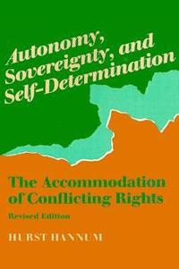 bokomslag Autonomy, Sovereignty, and Self-Determination