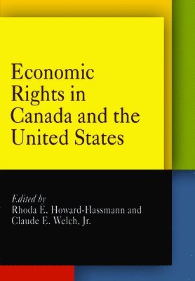 bokomslag Economic Rights in Canada and the United States