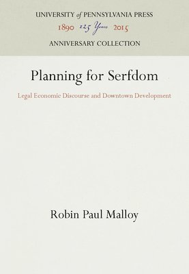 bokomslag Planning for Serfdom