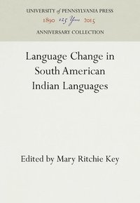 bokomslag Language Change in South American Indian Languages