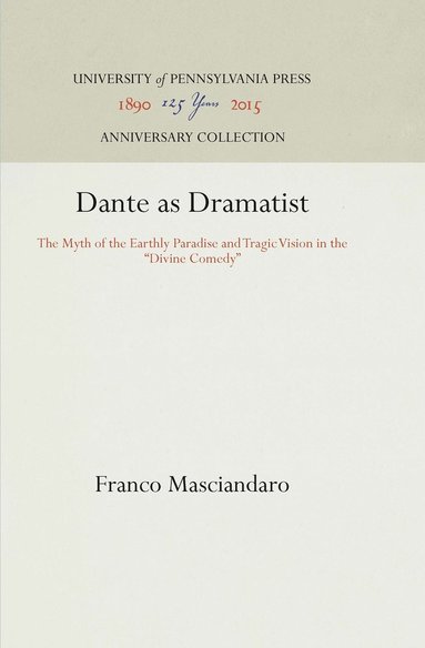 bokomslag Dante as Dramatist