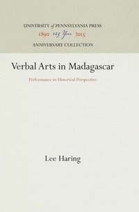 bokomslag Verbal Arts in Madagascar