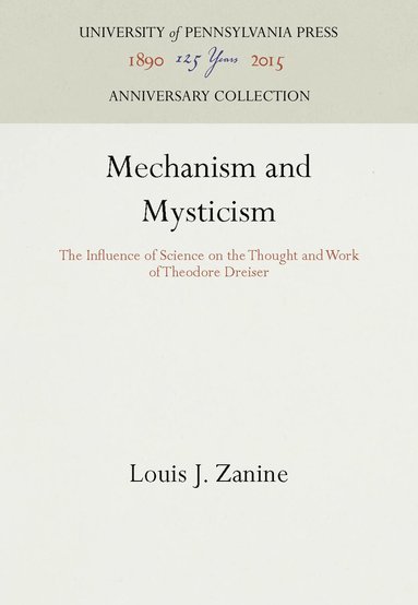 bokomslag Mechanism and Mysticism