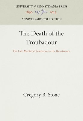 The Death of the Troubadour 1