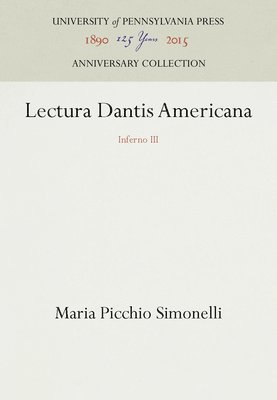 Lectura Dantis Americana: 'Inferno': v.3 1