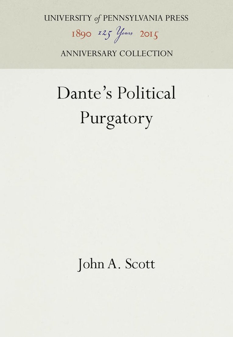 Dante's Political Purgatory 1