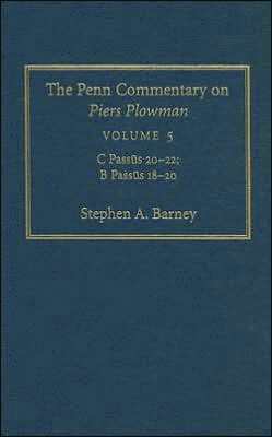 Stephen A. Barney, Stephen A Barney - Penn Commentary on Piers Plowman, Volume 5, Inbunden