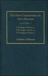 bokomslag The Penn Commentary on Piers Plowman, Volume 1