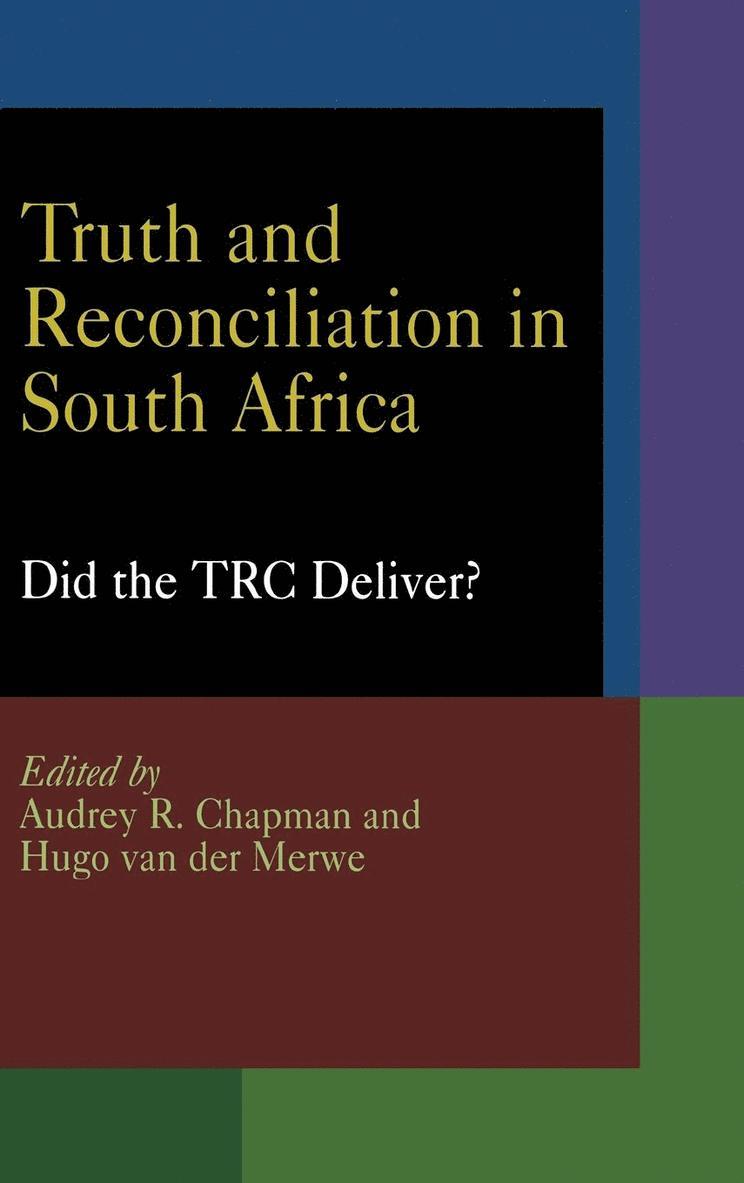 Truth and Reconciliation in South Africa 1