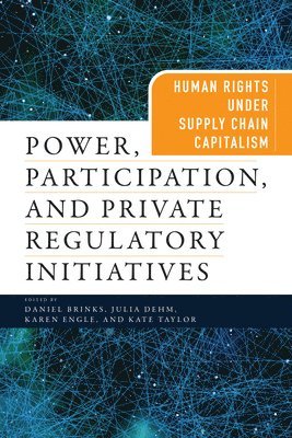 Daniel Brinks, Julia Dehm, Karen Engle, Kate Taylor - Power, Participation, and Private Regulatory Initiatives, Häftad
