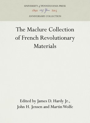 bokomslag MacLure Collection Of French Revolutionary Materials