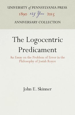 The Logocentric Predicament 1