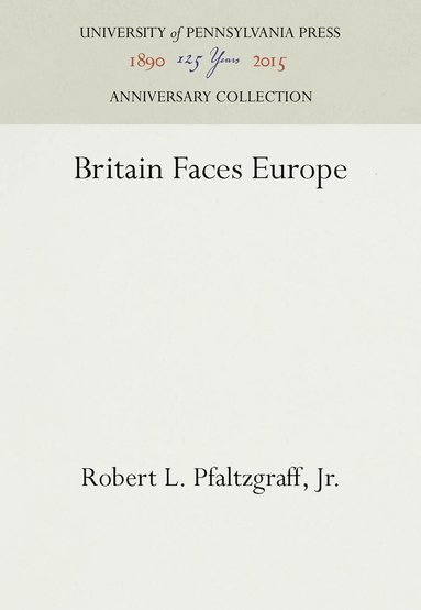 bokomslag Britain Faces Europe