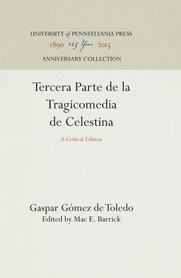 bokomslag Tercera Parte de la Tragicomedia de Celestina