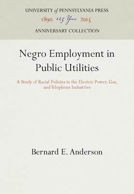 Negro Employment in Public Utilities 1