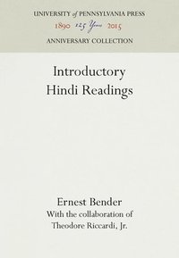 bokomslag Introductory Hindi Readings,