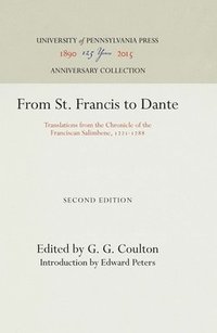 bokomslag From St. Francis To Dante