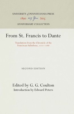 bokomslag From St. Francis to Dante