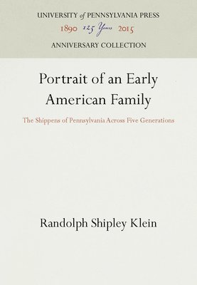 bokomslag Portrait of an Early American Family