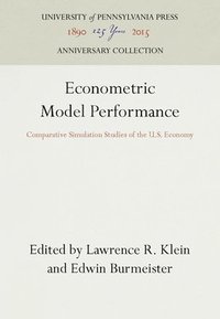 bokomslag Econometric Model Performance