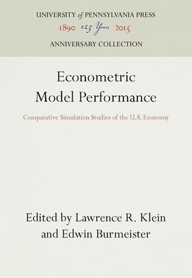 bokomslag Econometric Model Performance